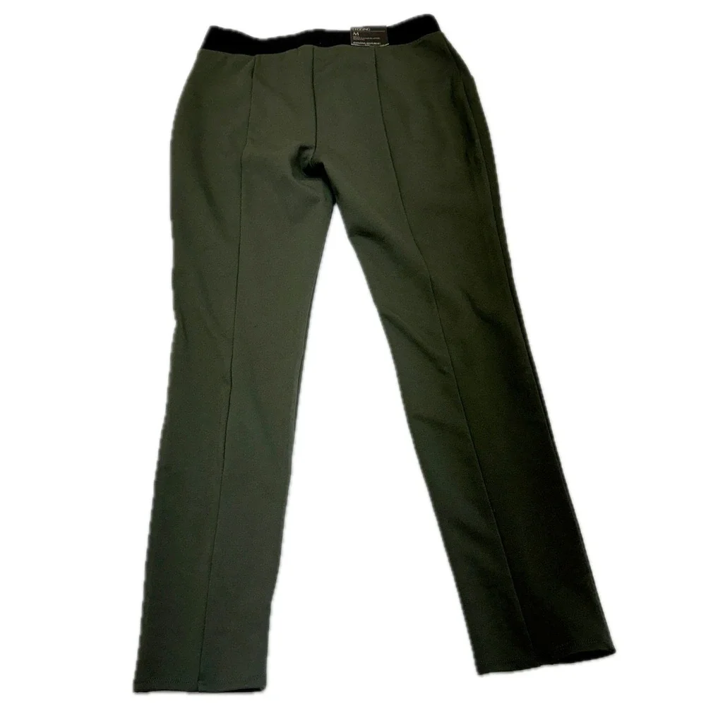 Banana Republic Legging Womens Medium Green Dark Academia Preppy Professional